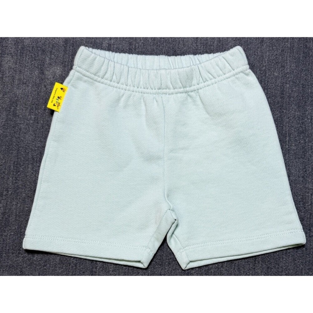 OFF WHITE Boys Casual Knit Shorts Color Light Blue Size 9-12 Months